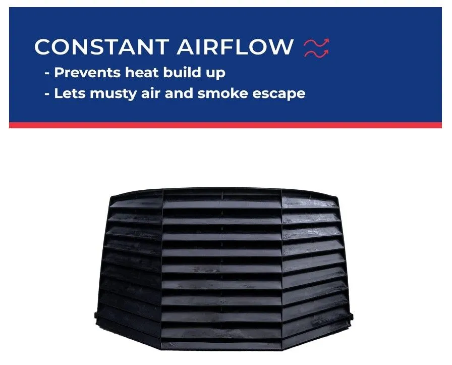 MAXXAIR II Vent Cover -blk